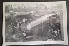 Photo originale accident CITROEN C4 circa 1930