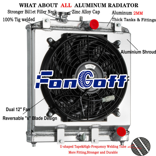 Rows radiateur shroud fan - 4,