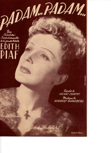 Edith piaf partition - , "partition"