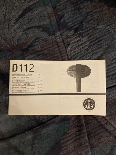 Microphone akg d112 - no,