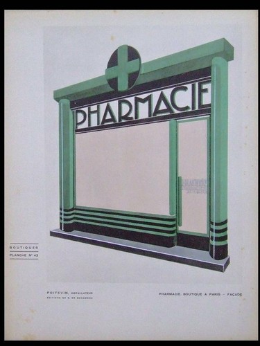 Pharmacie paris pochoir - a,