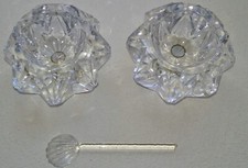 DEUX SALERONS EN CRISTAL DE LORRAINE