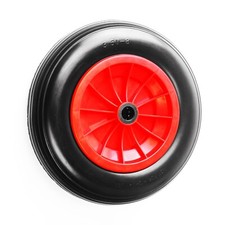 Roue Antipuncture 35Cm 14 Pouces 3.50-8 Chariot À Sac 25.4Mm D'alésage Brouette