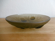 VASQUE VERRE FUME ART DECO