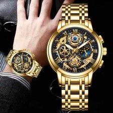 LIGE Montre Luxe Quartz