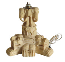 LAMPE ART ASIATIQUE RESINE