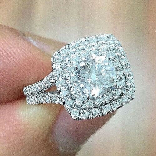Bague fiançailles double - de,