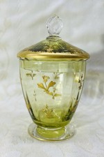 SEVRES CRYSTAL JEWELLERY RING BOX BOITE A BIJOUX BAGUES CRISTAL GRAVE BACCARAT