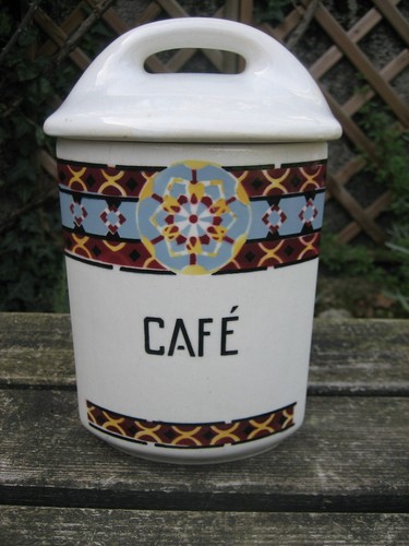 Ancien pot épice cafe - à,