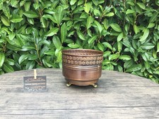 Raffiné cache-pot en cuivre