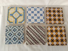Lot 6 Carreaux Faïence