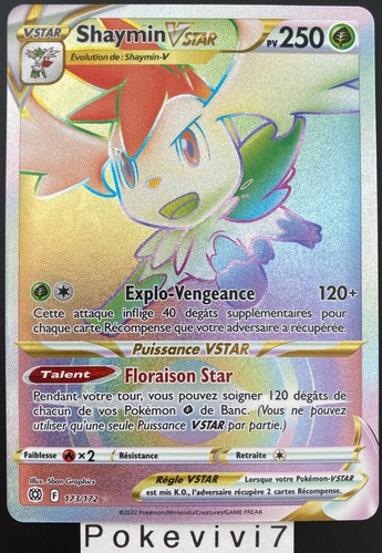 Carte pokemon shaymin 173 - shaymin, 173/172