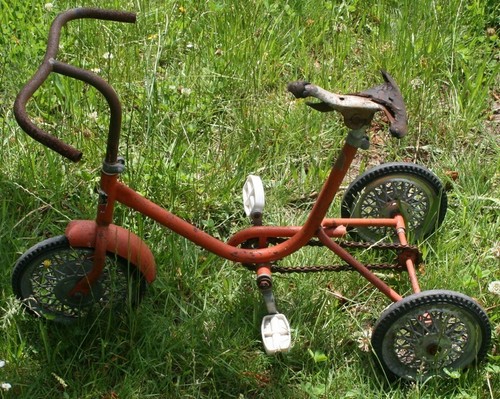 Tricycle vintage déco