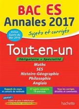 Annales Bac 2017 Tout-en-un