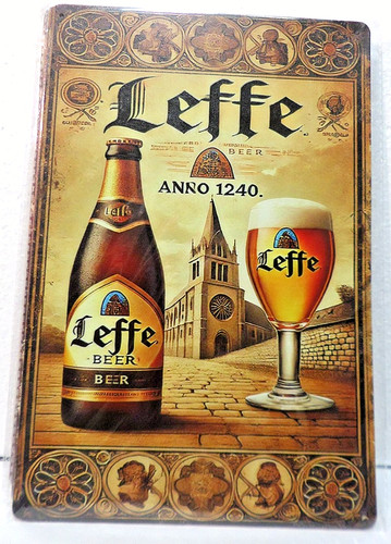 Plaque metal vintage 20x30 - metal,