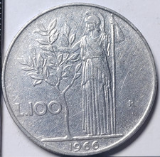100 Lires 1966 Italie Italy - 316627