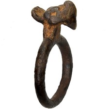 [#138015] Ivory Coast, Ring coin, 18th-19th Centuries, Bronze, EF