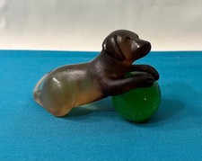 Sculpture chien en pâte de