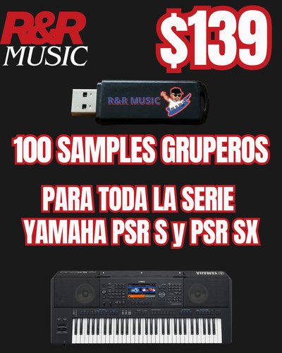 100 samples gruperos yamaha - 100,