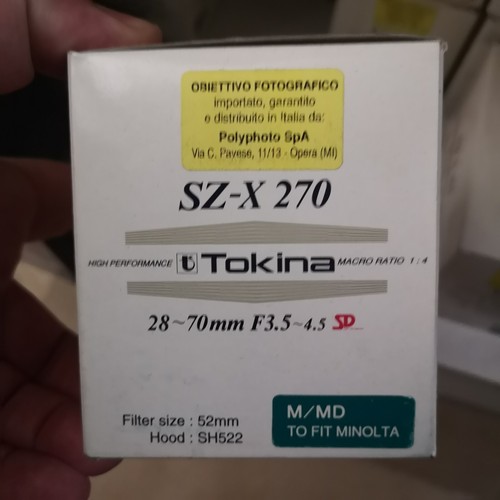 Tokina minolta md - tokina,