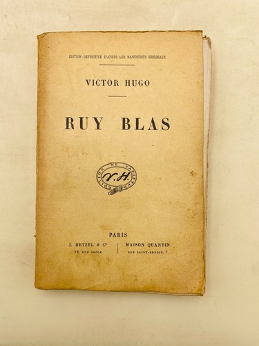 Victor hugo ruy blas - -,