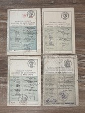 Lot 4 anciens permis de chasse 1920-1926 – Alpes-Maritimes & Basses Alpes