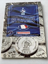 Collection Vintage  18 MEDAILLES  PIÈCES CONTINENT FOOTBALL 1999