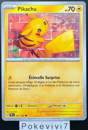 Carte pokemon pikachu - carte,