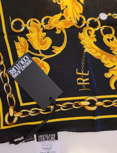 Carre soie versace neuf avec - soie,