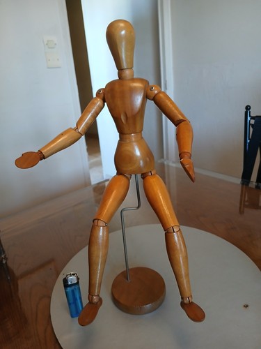 Mannequin artiste peintre - mannequin,