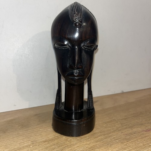Statue sculpture bois - bois, tête