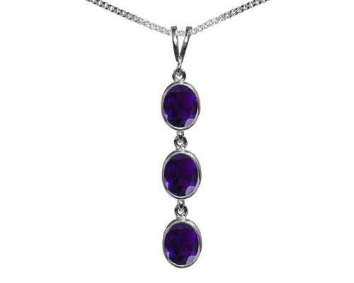 Argent sterling améthyste - argent,