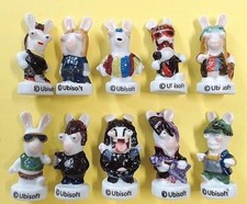 * FEVES  LAPINS CRETINS ROCK  série complète  ..ref. B35