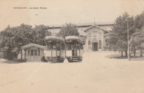 Cpa besançon gare - besanÇon,