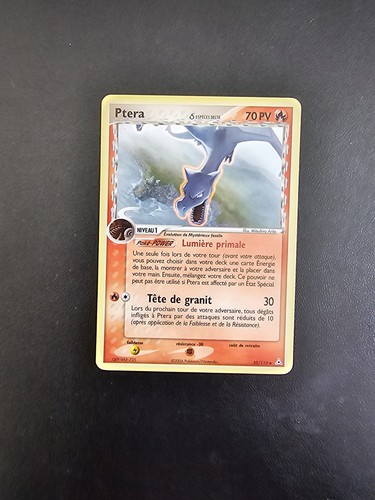 Carte pokémon unco ptera - carte,