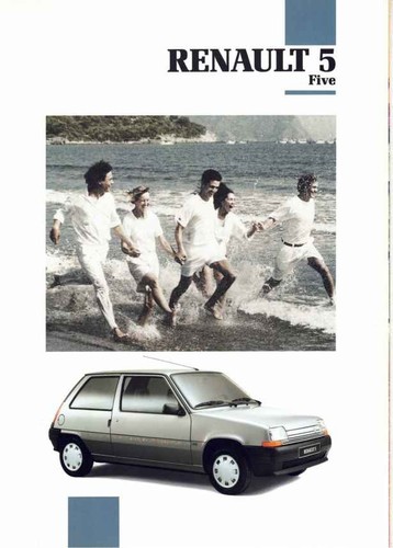 Brochure renault super five - brochure,