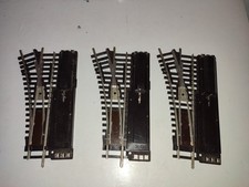 MECCANO/HORNBY HO LOT 3 AIGUILLAGE GAUCHE A COMMANDE ELECTRIQUE A BEL ETAT