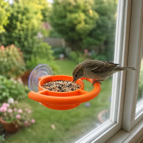 Mangeoire oiseaux plastique - mangeoire,