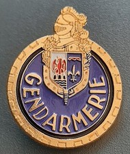 PINS vintage Gendarmerie BMO Moto 1990 PACA Provence Cote d'Azur 30x25 ORIGINAL