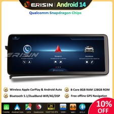 12.3" 128Go Android 14 Autoradio GPS Navi DAB+ Mercedes Benz Classe C W204 S204