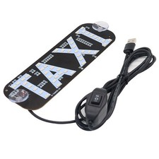 Taxi lumineux double couleur