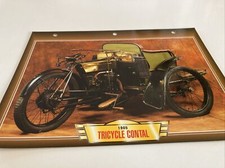 Tricycle Contal 1905 fiche carte moto passion collection édition Atlas
