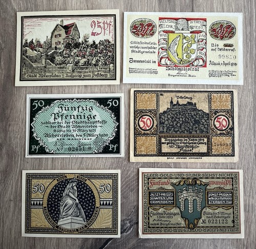 Lot billets allemand - lot, 6