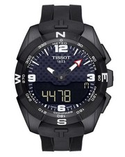 Tissot Montre Noir Analogique - Digital Hommes T-touch Expert Solar