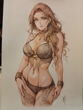 DESSIN ORIGINAL DEDICACE BD