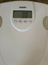 PESE PERSONNE BABYLISS INDEPENDANCEMETRE 10 MEMOIRES - BLANC - TBE