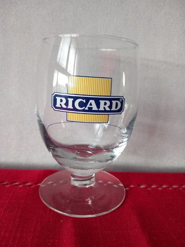 Grand verre ricard - verre, carré