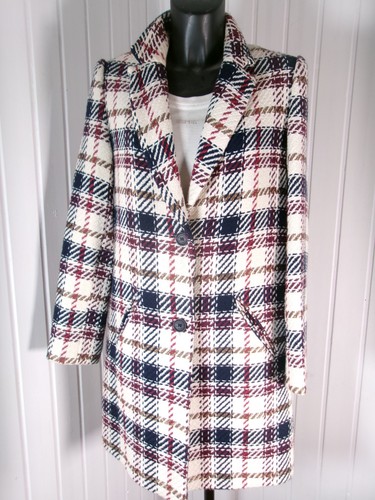 Veste manteau coton blanc