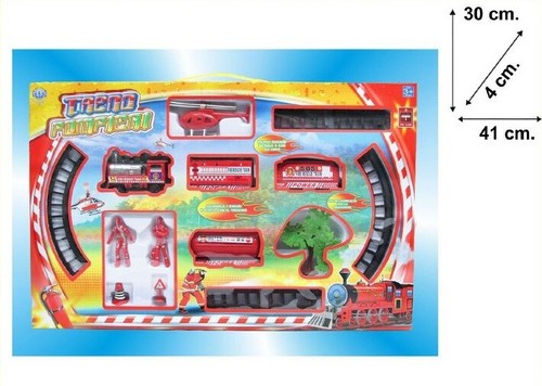 Train pompier jouet - pompier, jeu