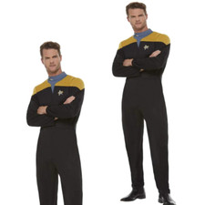 Costume D'Opérations Star Trek Voyager Or Et Noir Licencié Pour Adultes